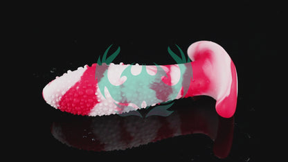 MinYn 感温変色 フグ アナルプラグ アンカー台座 凹凸あり 液体シリコン