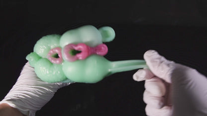 MAPARON オナホール ダブルホール オナホ 凹凸あり 非貫通 多種用途 液体シリコン