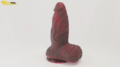 MAPARON 溶岩獣 ディルド 吸盤仕様 液体シリコン 8x24.5cm