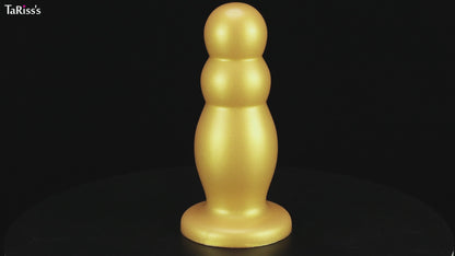 TaRiss's 2連結ビーズ アナルビーズ 吸盤付き 液体シリコン