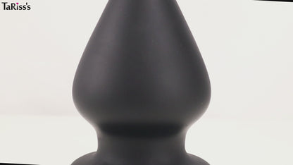 TaRiss's みつぎく アナルプラグ 吸盤付き シリコン ブラック