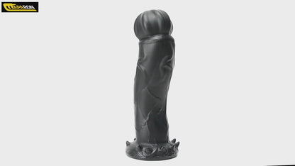 MAPARON S形 アナルプラグ PVC 吸盤付き ブラック