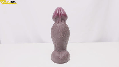 MAPARON ディルド 凹凸あり 吸盤仕様 液体シリコン