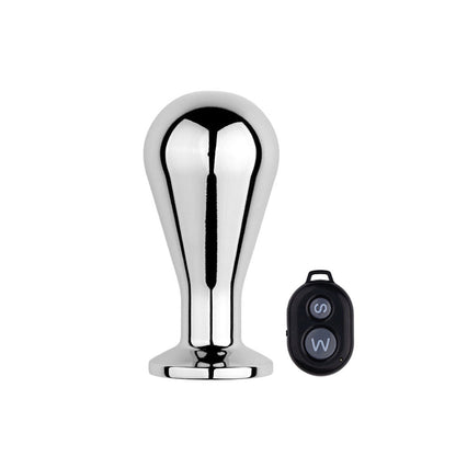 TaRiss's バルーン形アナルバイブ アナルプラグ 10段階振動モード リモコン付き 10m遠隔操作 ステンレス製 - TaRiss's