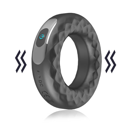 TaRiss's 電動ペニスリング コックリング ペニス責め 静音防水 10段階振動モード 多種用途 男性用 シリコン 42mm - TaRiss's