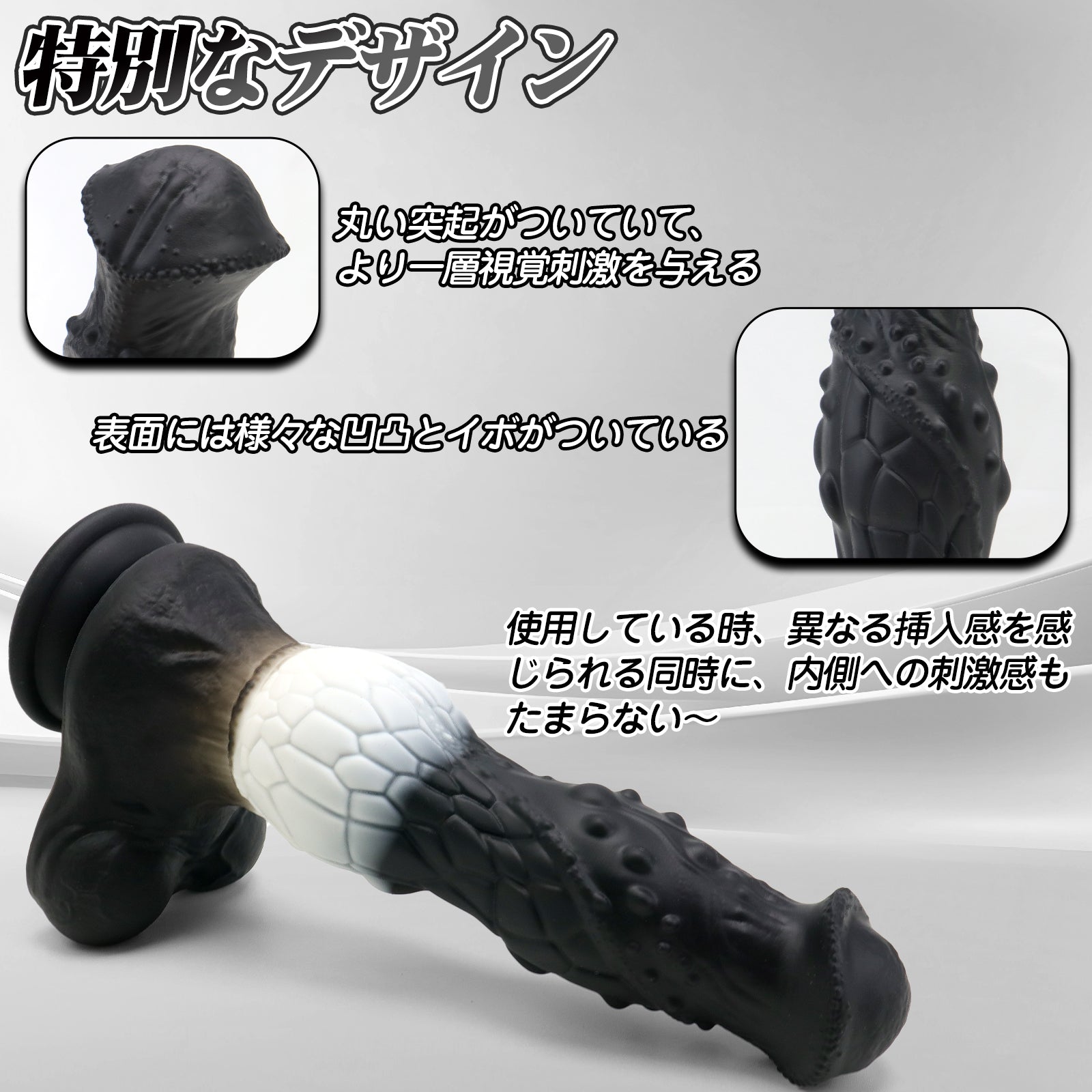 TaRiss's アナルバイブ アナルプラグ 上下ピストン可能 10種類伸縮と振動モード 加温機能 リモコン付き 吸盤仕様 液体シリコン - TaRiss's