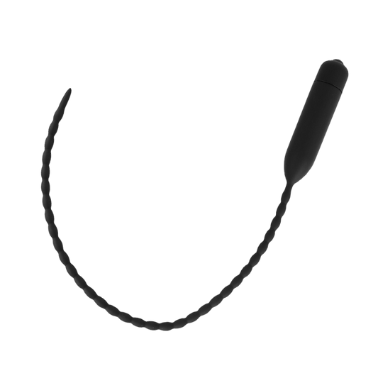 TaRiss's 超長い尿道バイブ 尿道ビーズ 10段階振動モード 静音防水 多種用途 シリコン ブラック - TaRiss's