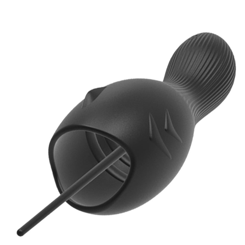 TaRiss's 亀頭責めバイブ 尿道バイブ 尿道ブジー 尿道プラグ 取り外し可 12段階振動モード 静音防水 多種用途 シリコン ブラック - TaRiss's