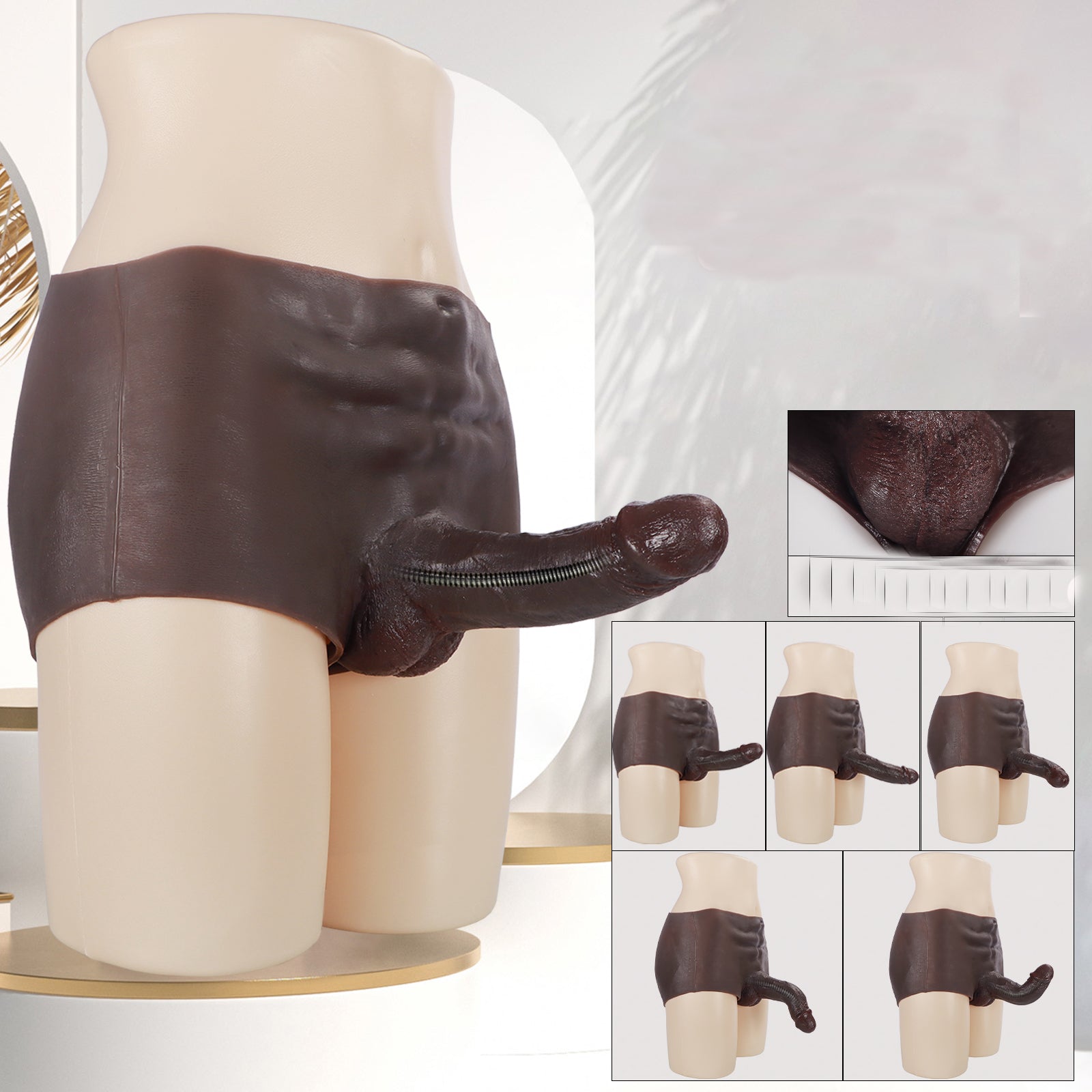 TaRiss's ペニスバンド ペニバン ディルド 曲げ可能 多種用途 液体シリコン - TaRiss's