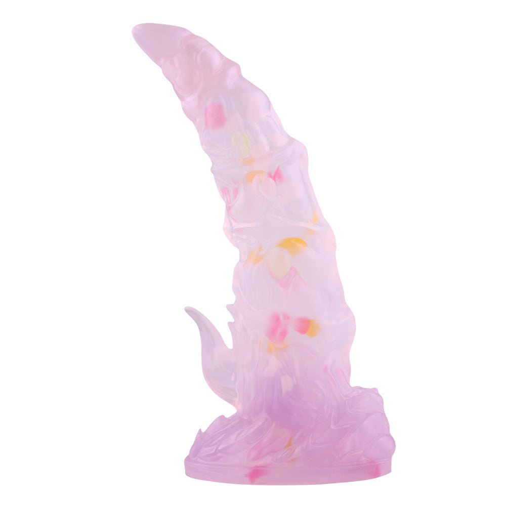 TaRiss's 牛の角 アナルプラグ 突起付き 凹凸あり 吸盤付き 液体シリコン - TaRiss's