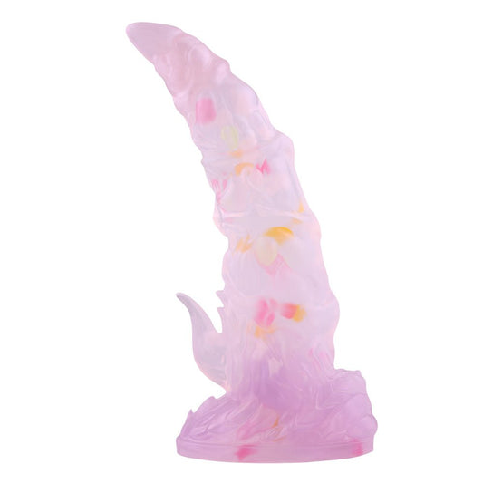 TaRiss's 牛の角 アナルプラグ 突起付き 凹凸あり 吸盤付き 液体シリコン - TaRiss's