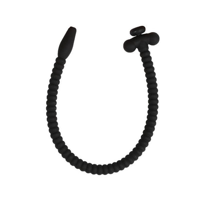 TaRiss's 尿道ブジー 尿道プラグ 貫通式 蓋付き ネジ山形 尿道責め 尿道拡張 シリコン製 - TaRiss's