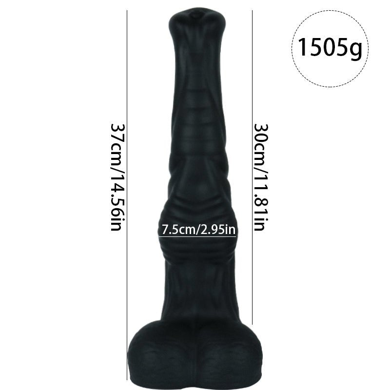 TaRiss's 象の鼻2代目 アナルプラグ シリコン ブラック - TaRiss's