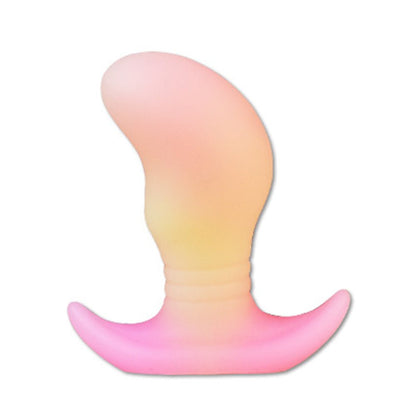 TaRiss's まめ形2代目 アナルプラグ アンカー形台座 外出用 シリコン ピンク イエロー - TaRiss's