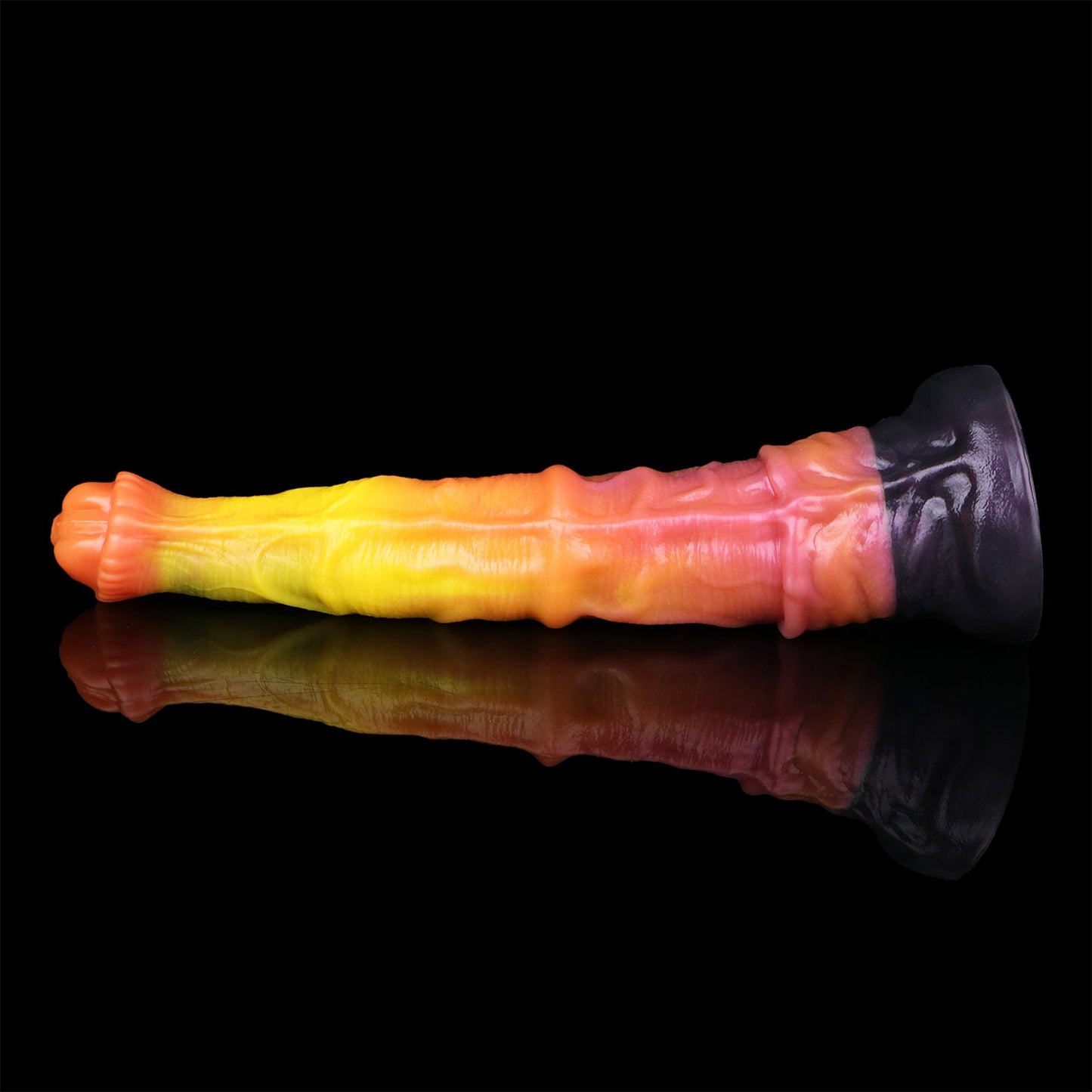 TaRiss's アナルプラグ 強力吸盤 2層構造 液体シリコン 混色仕様 - TaRiss's