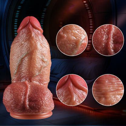 TaRiss's ディルド アナルプラグ 2層構造 アナル開発 吸盤付き 液体シリコン - TaRiss's