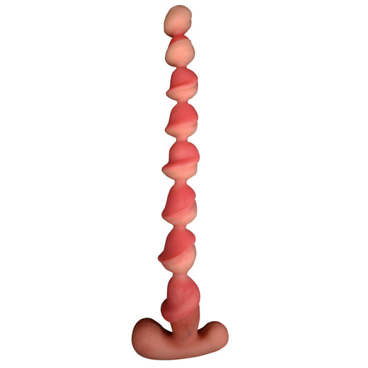 TaRiss's きとうビーズ アナルビーズ 凹凸あり アンカー型台座 液体シリコン - TaRiss's