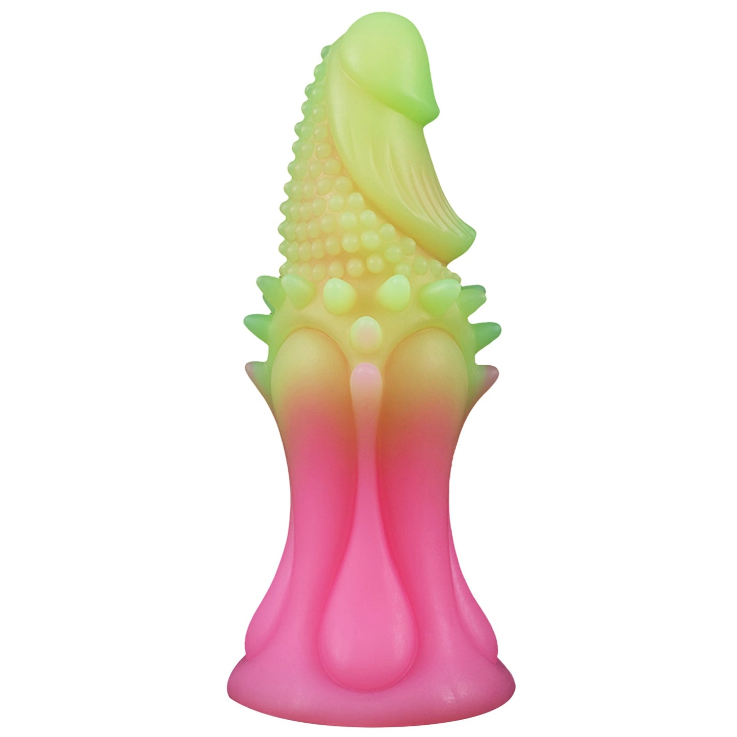 TaRiss's アナルプラグ 強力吸盤 凹凸あり 液体シリコン ピンク グリーン - TaRiss's