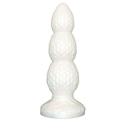 TaRiss's ヤブヘビイチゴ アナルプラグ 3ビーズ 突起あり 吸盤付き 液体シリコン - TaRiss's