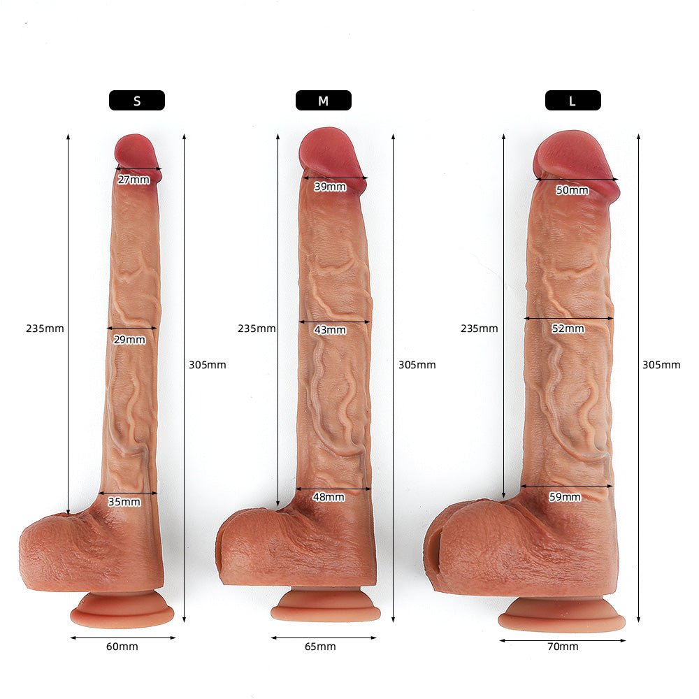 TaRiss's 3点セット 中空式ディルド 蓋付き 接続用部品あり 多種用途 液体シリコン製 - TaRiss's