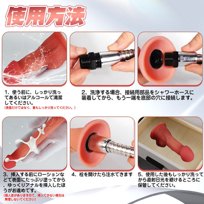 TaRiss's 3点セット 中空式ディルド 蓋付き 接続用部品あり 多種用途 液体シリコン - TaRiss's