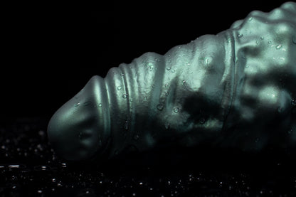 TaRiss's ディルド アナルプラグ 凹凸あり 吸盤付き 液体シリコン グリーン 「蒼龍」 - TaRiss's