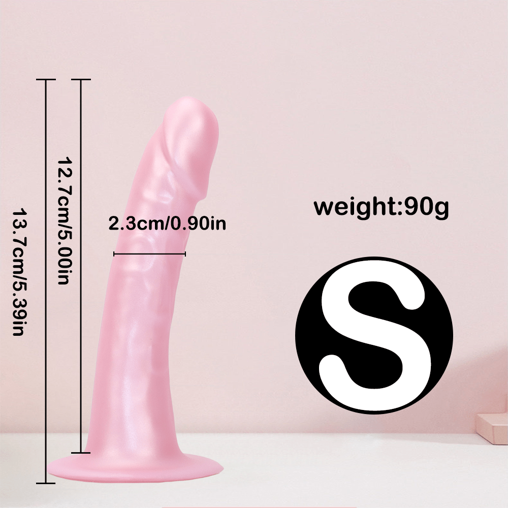 TaRiss's ディルド アナルプラグ 凹凸あり 吸盤付き 液体シリコン ピンク 「天華」 - TaRiss's