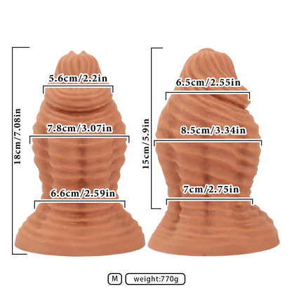 TaRiss's ディルド アナルプラグ 玉無し 強力吸盤 液体シリコン - TaRiss's