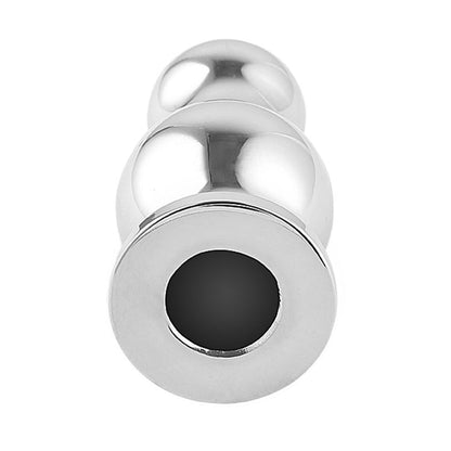 TaRiss's 中空式アナルプラグ 貫通式 アナル拡張 アナル開発 浣腸用可 台座付き 瓢箪形 ステンレス製 - TaRiss's