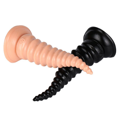 TaRiss's アナルプラグ 肛門栓 ネジ山 触手形 吸盤付き 男女兼用 シリコン - TaRiss's