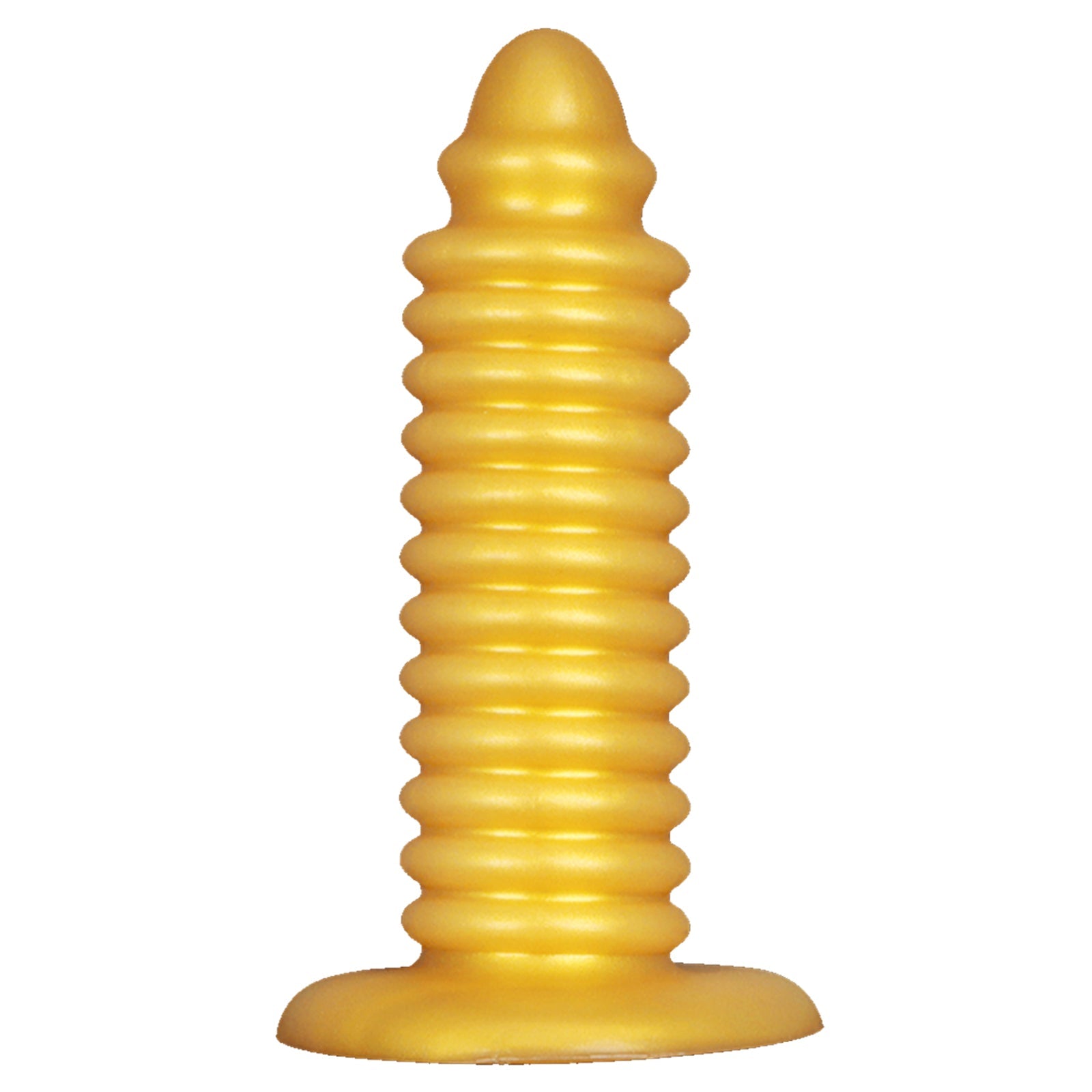 TaRiss's ばねアナルプラグ ネジ山形 凹凸あり 吸盤付き 液体シリコン - TaRiss's