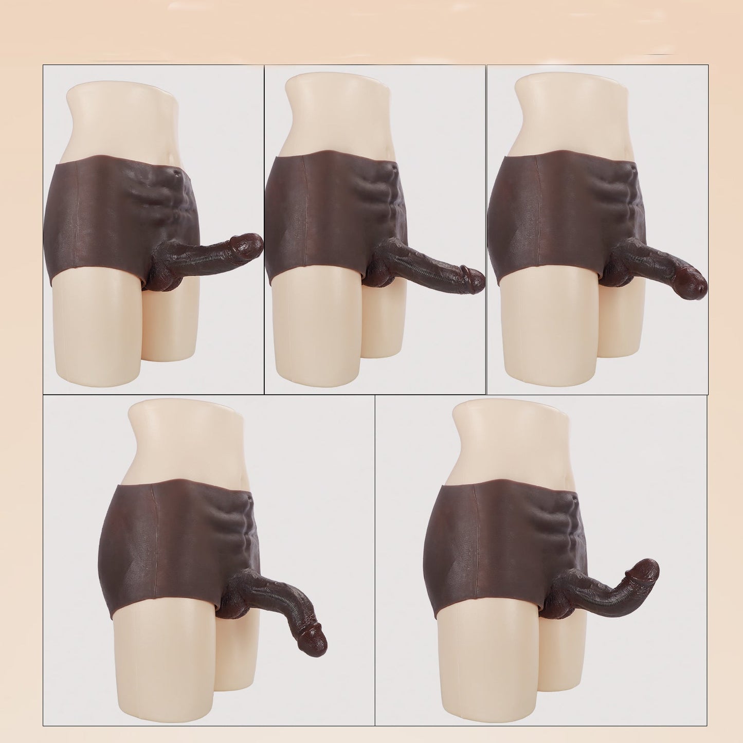 TaRiss's ペニスバンド ペニバン ディルド 曲げ可能 多種用途 液体シリコン - TaRiss's