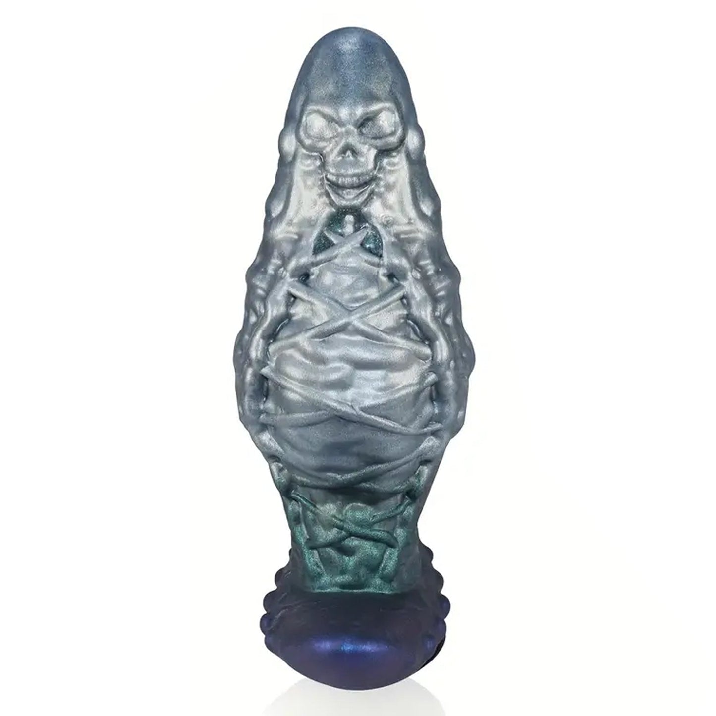 TaRiss's どくろ アナルプラグ アンカー台座 凹凸あり 液体シリコン - TaRiss's