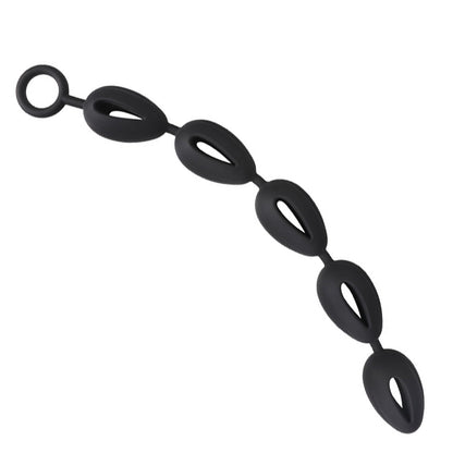 TaRiss's アナルビーズ アナルプラグ アナル開発 5ビーズ 水滴形 リング付き 中空式 多種用途 シリコン - TaRiss's