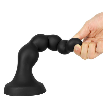 TaRiss's 5連結ビーズ アナルビーズ 凹凸あり 吸盤付き 液体シリコン - TaRiss's