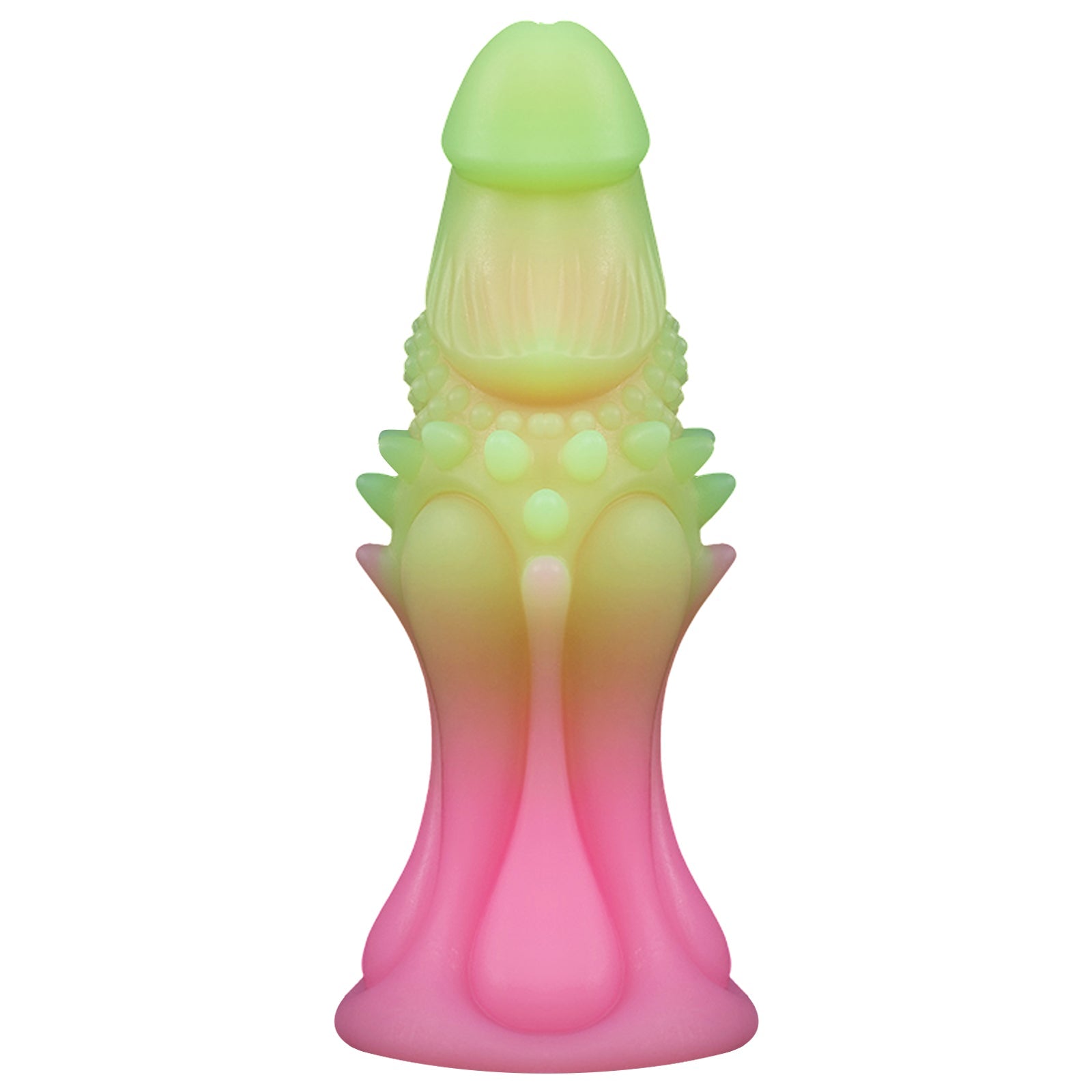 TaRiss's アナルプラグ 強力吸盤 凹凸あり 液体シリコン ピンク グリーン - TaRiss's