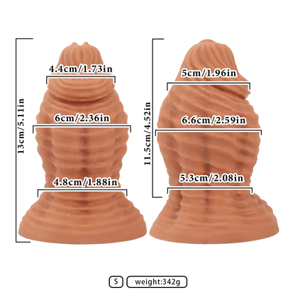 TaRiss's ディルド アナルプラグ 玉無し 強力吸盤 液体シリコン - TaRiss's