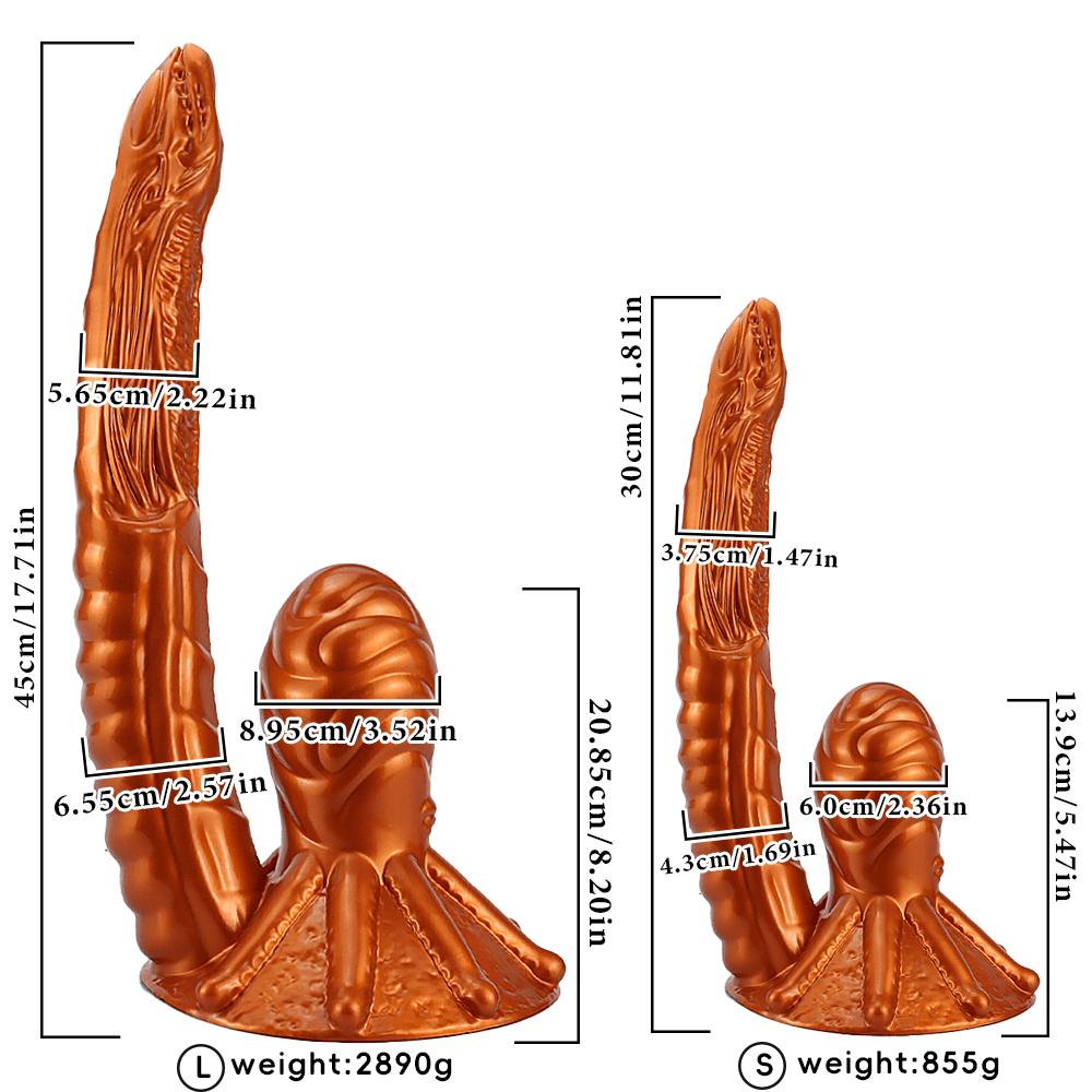 TaRiss's アナルプラグ タコ形 吸盤付き 液体シリコン - TaRiss's