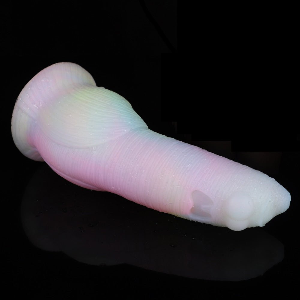 TaRiss's ナミガイ アナルプラグ アナル拡張 アナル開発 夜光可能 吸盤付き シリコン カラフル 6.5cmx16.5cm - TaRiss's