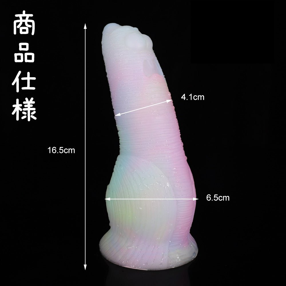 TaRiss's ナミガイ アナルプラグ アナル拡張 アナル開発 夜光可能 吸盤付き シリコン カラフル 6.5cmx16.5cm - TaRiss's