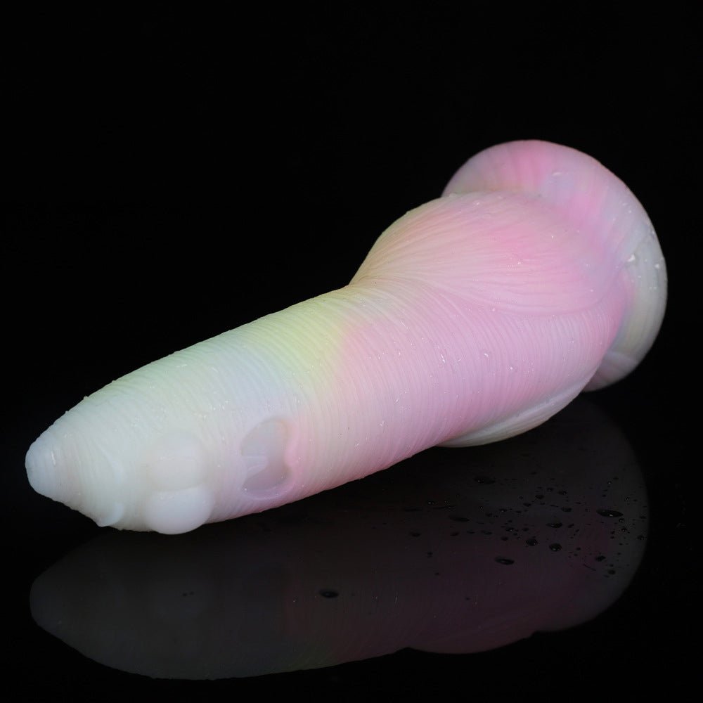 TaRiss's ナミガイ アナルプラグ アナル拡張 アナル開発 夜光可能 吸盤付き シリコン カラフル 6.5cmx16.5cm - TaRiss's