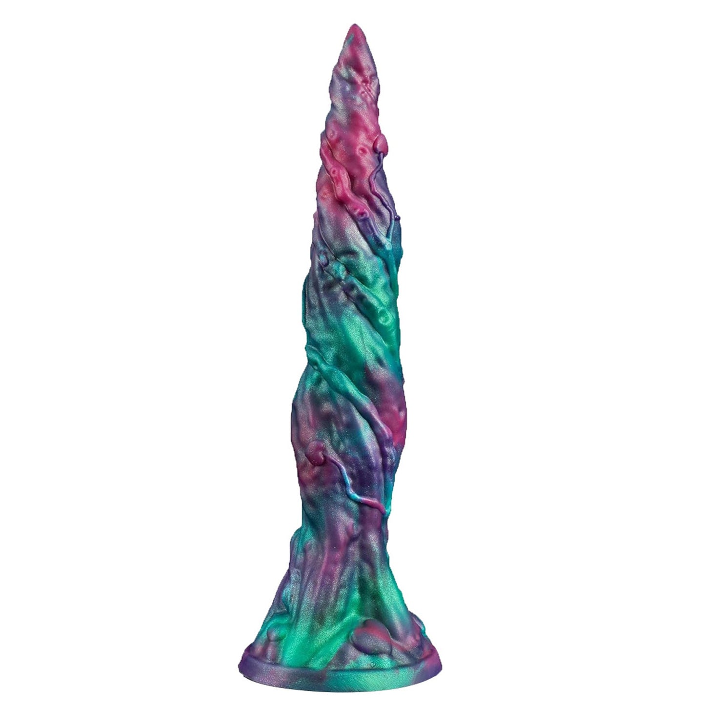 TaRiss's つる アナルプラグ 凹凸あり 吸盤付き 液体シリコン 混色 - TaRiss's