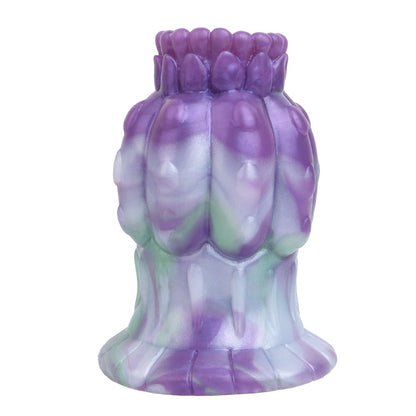 TaRiss's 球サボテン 貫通式アナルプラグ アナル拡張 浣腸用可 多種用途 液体シリコン製 6.8cmx10.8cm - TaRiss's