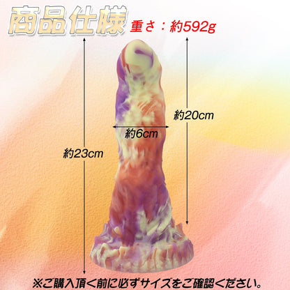 TaRiss's やぶへび アナルプラグ 強力吸盤 6cmx23cm シリコン - TaRiss's