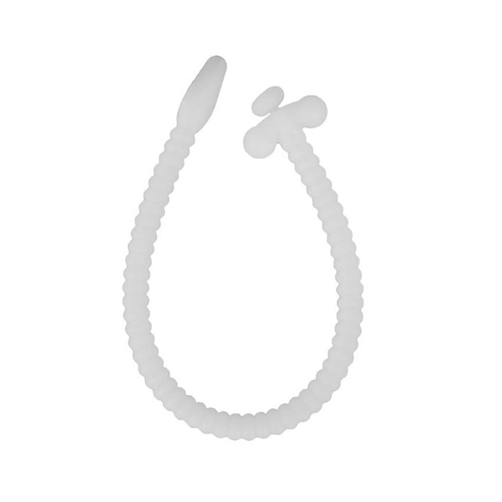 TaRiss's 尿道ブジー 尿道プラグ 貫通式 蓋付き ネジ山形 尿道責め 尿道拡張 シリコン製 - TaRiss's