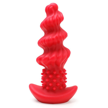 TaRiss's アナルプラグ ネジ山形 突起あり 凹凸あり アンカー台座 液体シリコン - TaRiss's