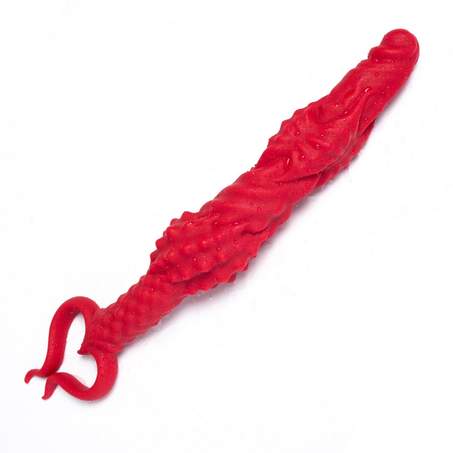 TaRiss's アナルプラグ ダブルアナルプラグ 両頭アナルプラグ 両端使用可能 液体シリコン レッド 「雷鳴」 - TaRiss's