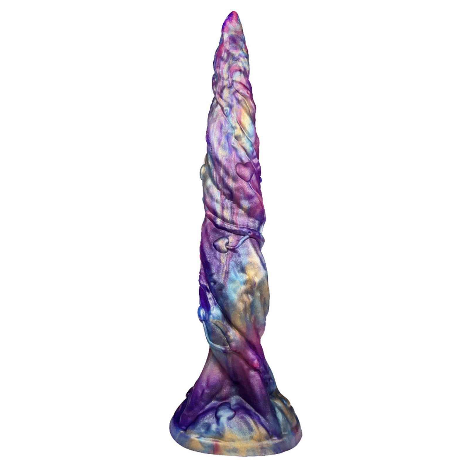 TaRiss's つる アナルプラグ 凹凸あり 吸盤付き 液体シリコン 混色 - TaRiss's