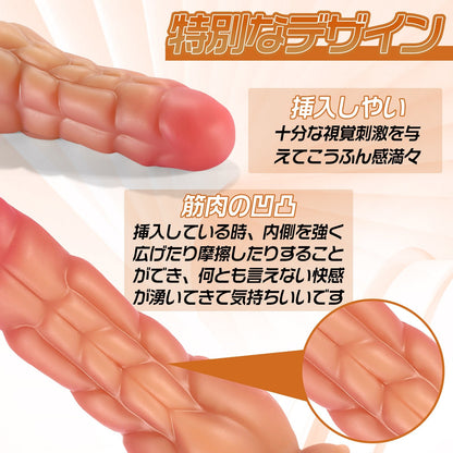 TaRiss's ディルド アナルプラグ アナル開発 筋肉の凹凸 吸盤付き 液体シリコン - TaRiss's