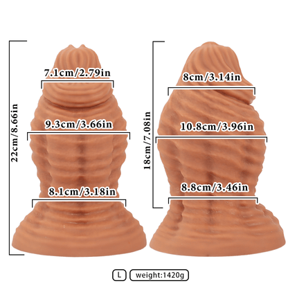 TaRiss's ディルド アナルプラグ 玉無し 強力吸盤 液体シリコン - TaRiss's